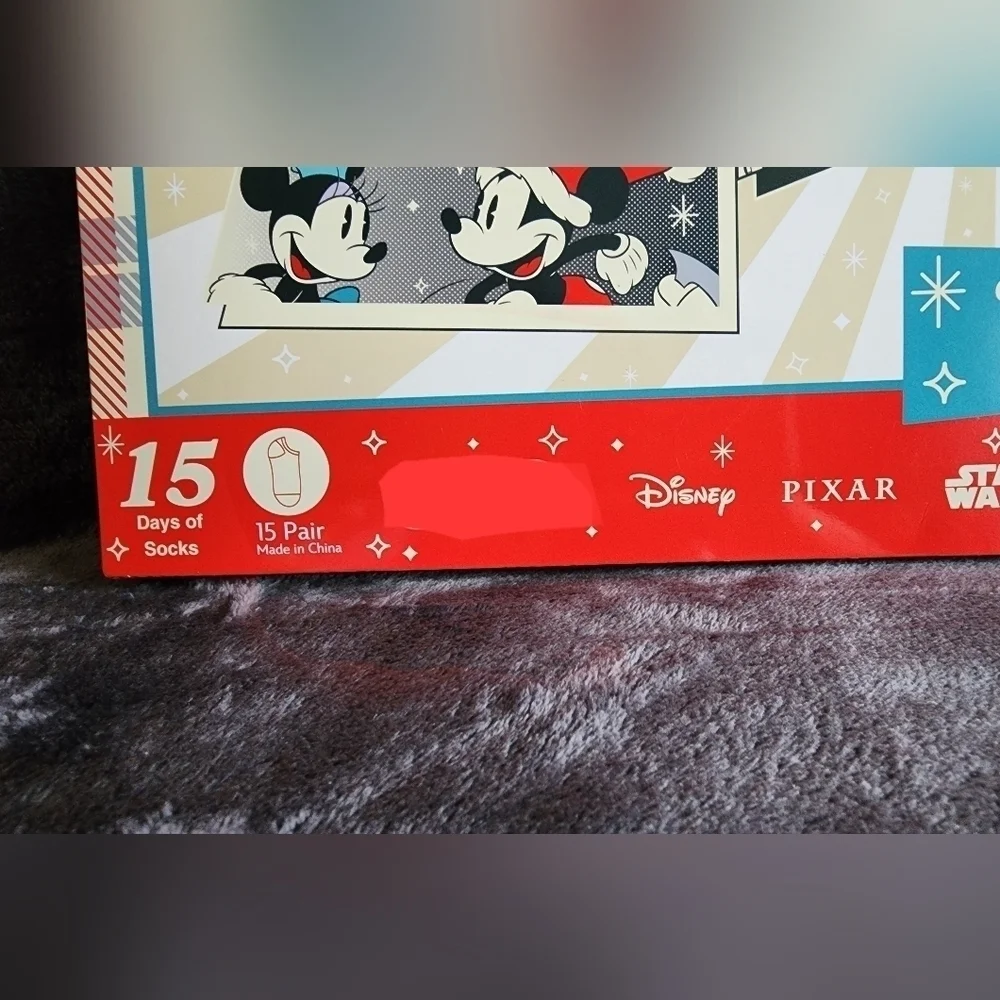 NWT Disney 100 Mickey Mouse 15 Days of Socks Advent Calendar boys S/M, M/L, girl